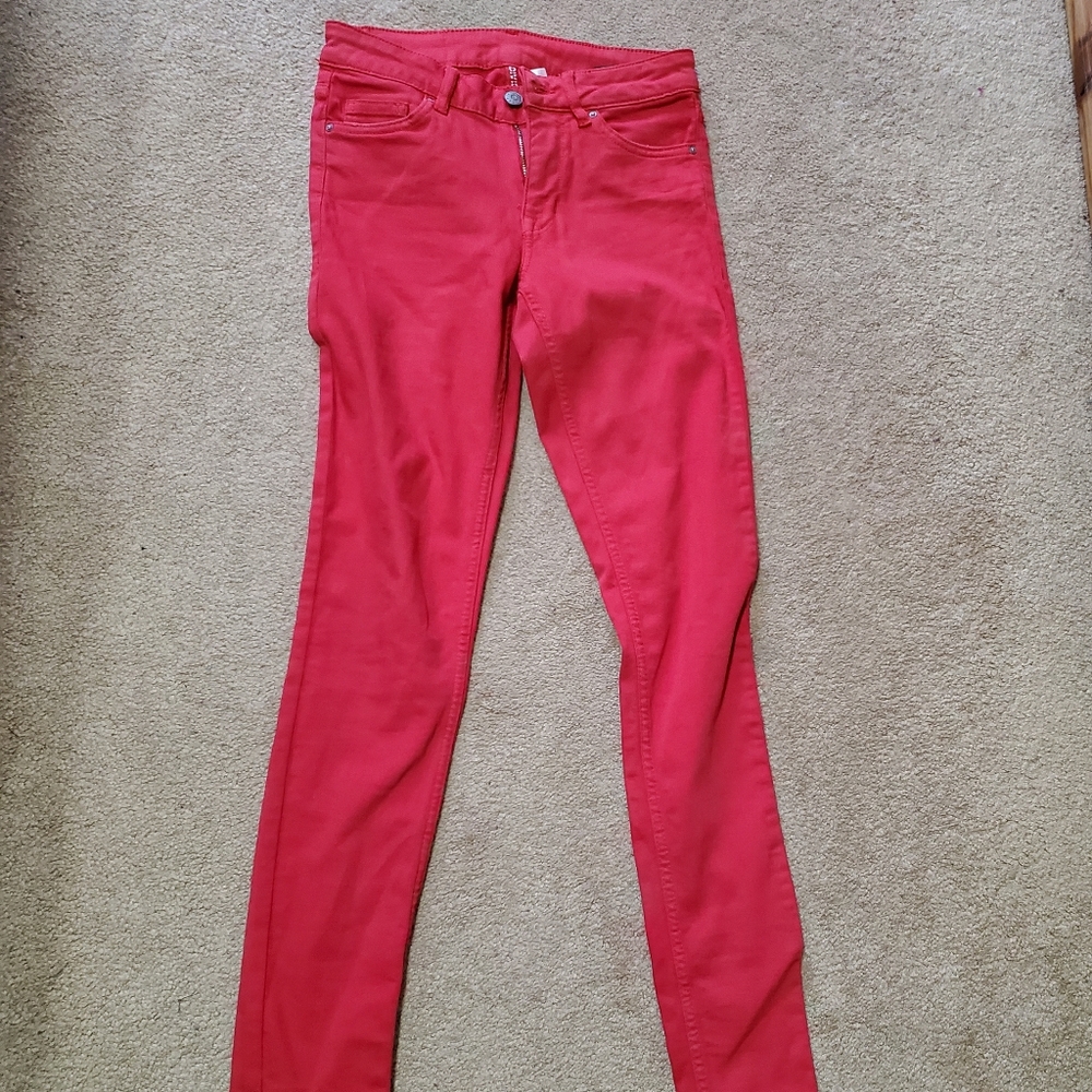 H&M Red Jeans 6